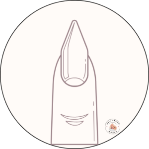 arrow head nail shape