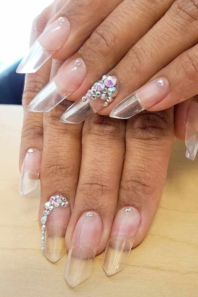 clear edge nail shape