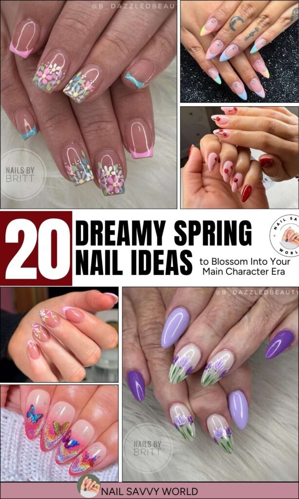 Spring is calling, and these nail ideas are the answer Find your perfect mani vibe, from soft pastels to bold blooms.